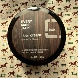 468-PTT New Every Man Jack, Hair Fiber Cream, Matte Finish Firm Hold 3.4oz