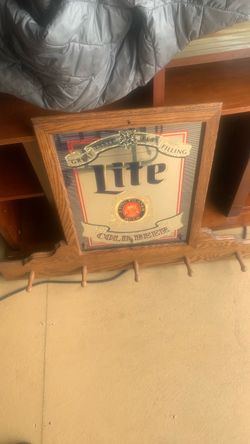 Miller Lite Beer Bar Mirror Sign