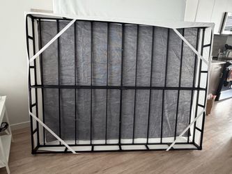 New Black Metal Bed Frame with washable cover