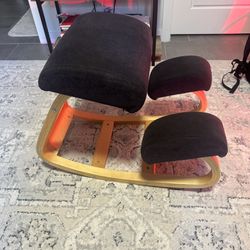 Ergonomic office kneeling rocking chair