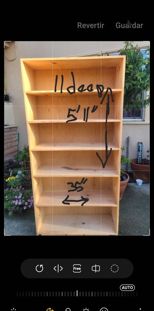 Librero Nuevo Madera