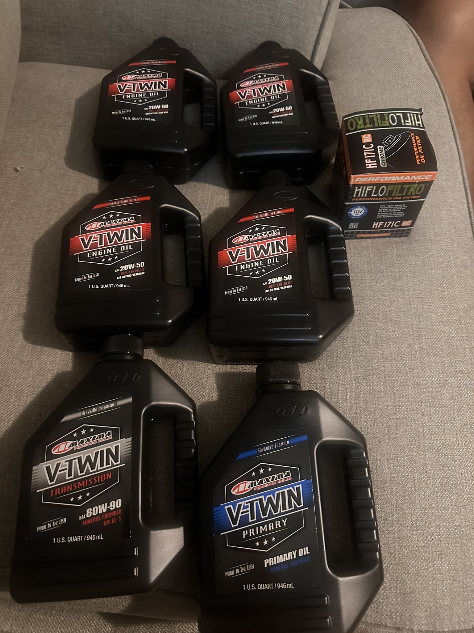 Motorcycle Transmission, Engine Oil + Filter
