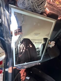 Bathroom mirror cabinet w shelves