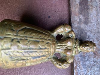 Antique Bell Lady with Feet