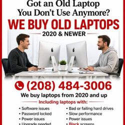 Got An Old Laptop? Need Cash