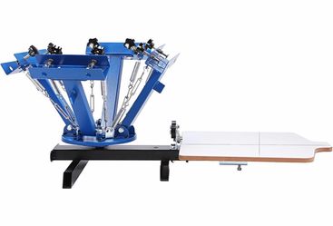 4 color 1 screen printing station