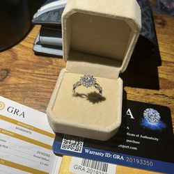 Diamond Snowflake Ring Size 7 For Woman