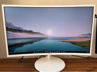 Samsung curved monitor