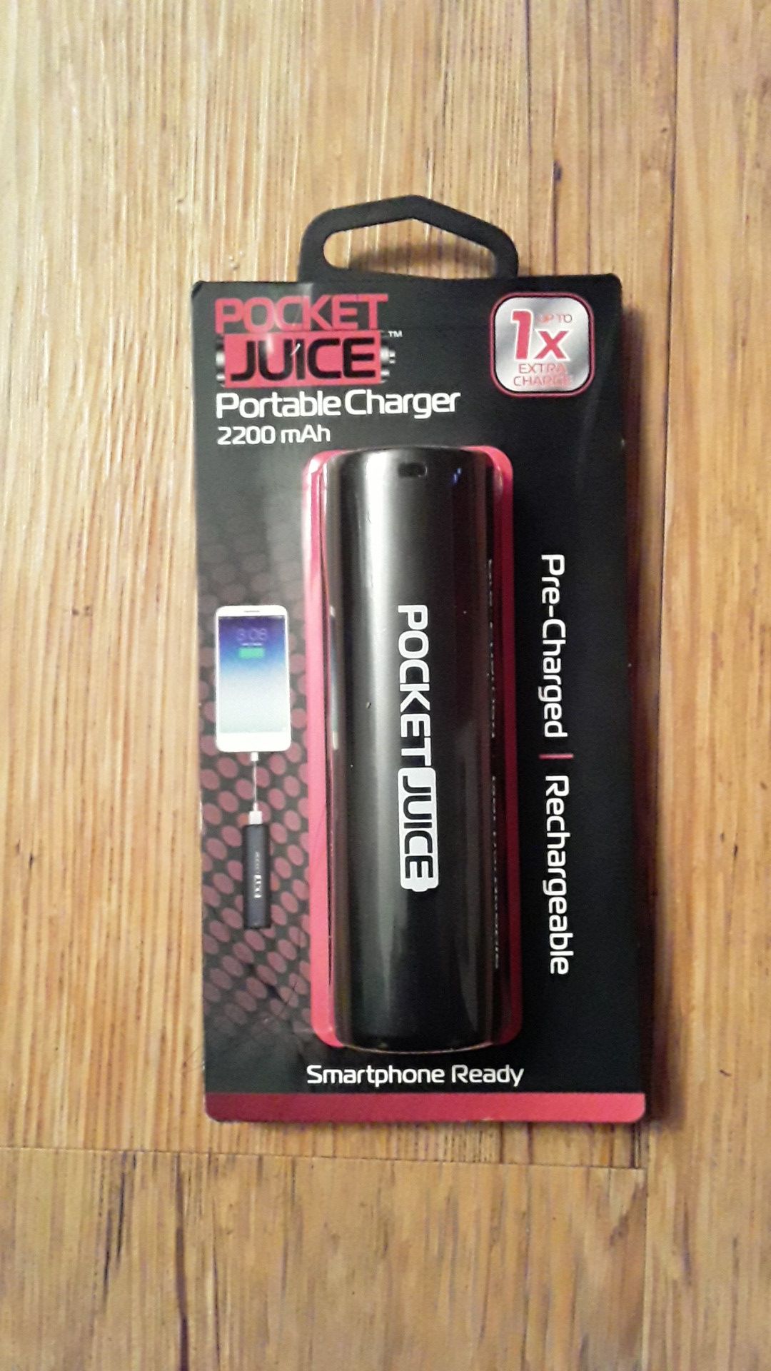 Pocket Juice new unopened 2200 mah portable charger