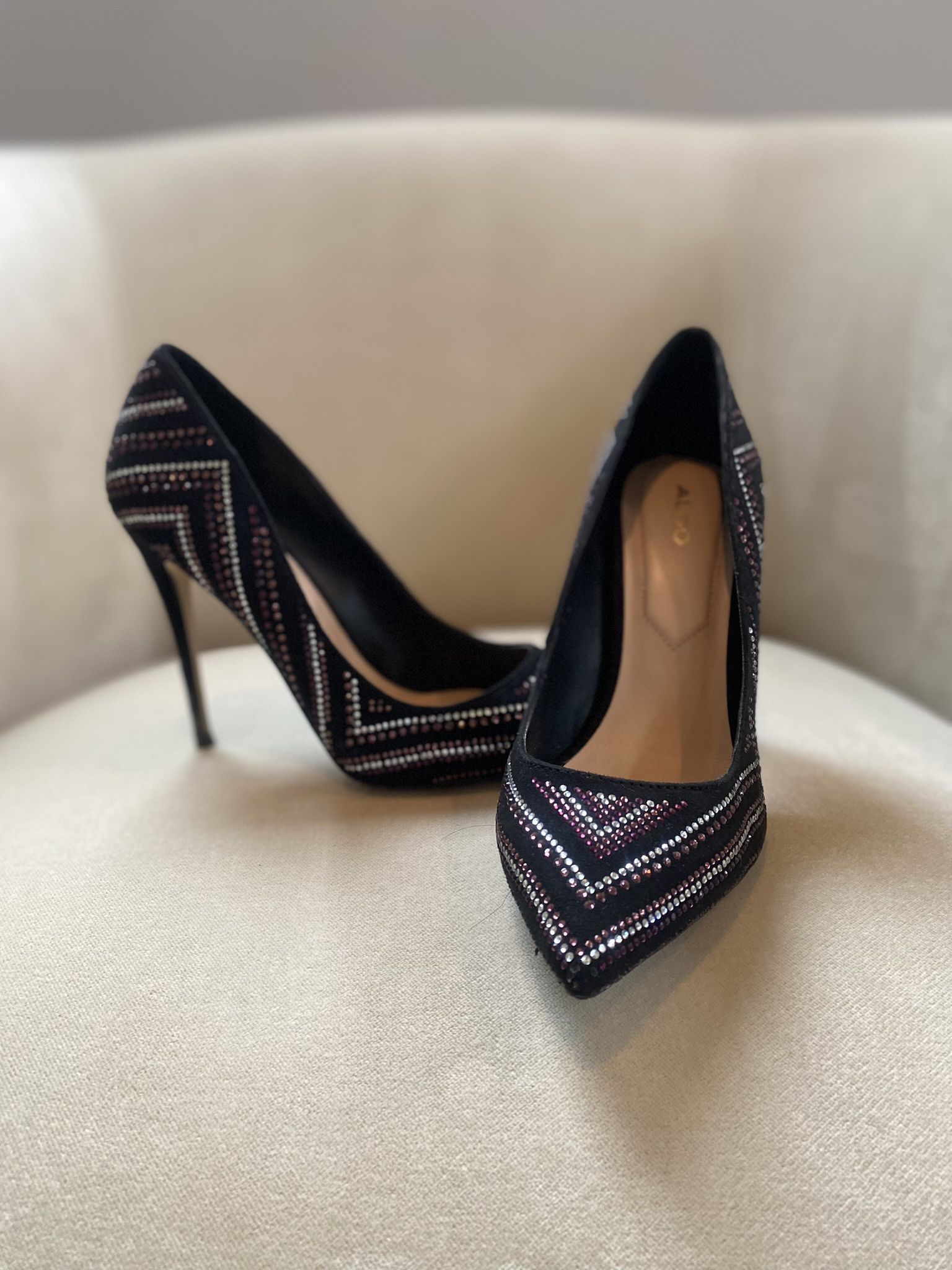 Aldo Black Heels Size 6