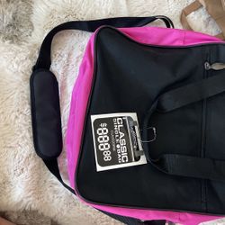 Classic Bowling Bag - Black/Pink