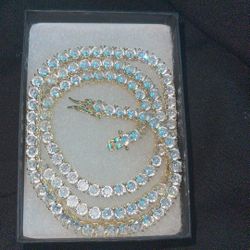 Diamond Link 20” Necklace (2ct t.w.) in 10k Gold 