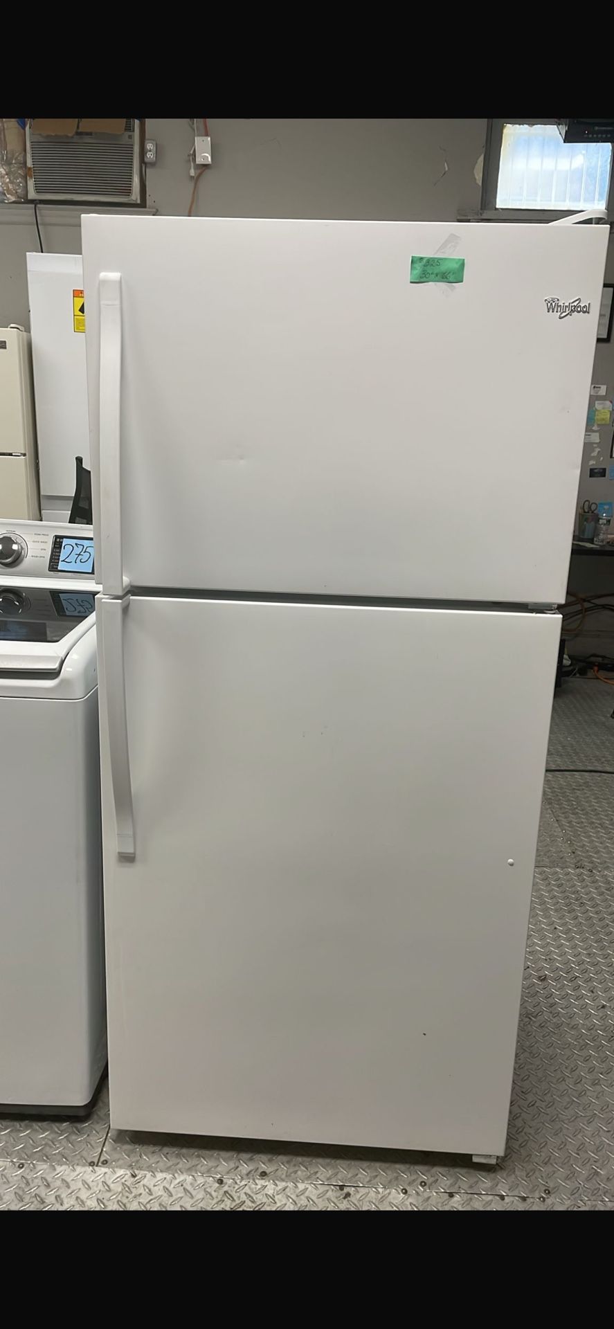 Whirlpool 30” Top Freezer-Bottom Refrigerator