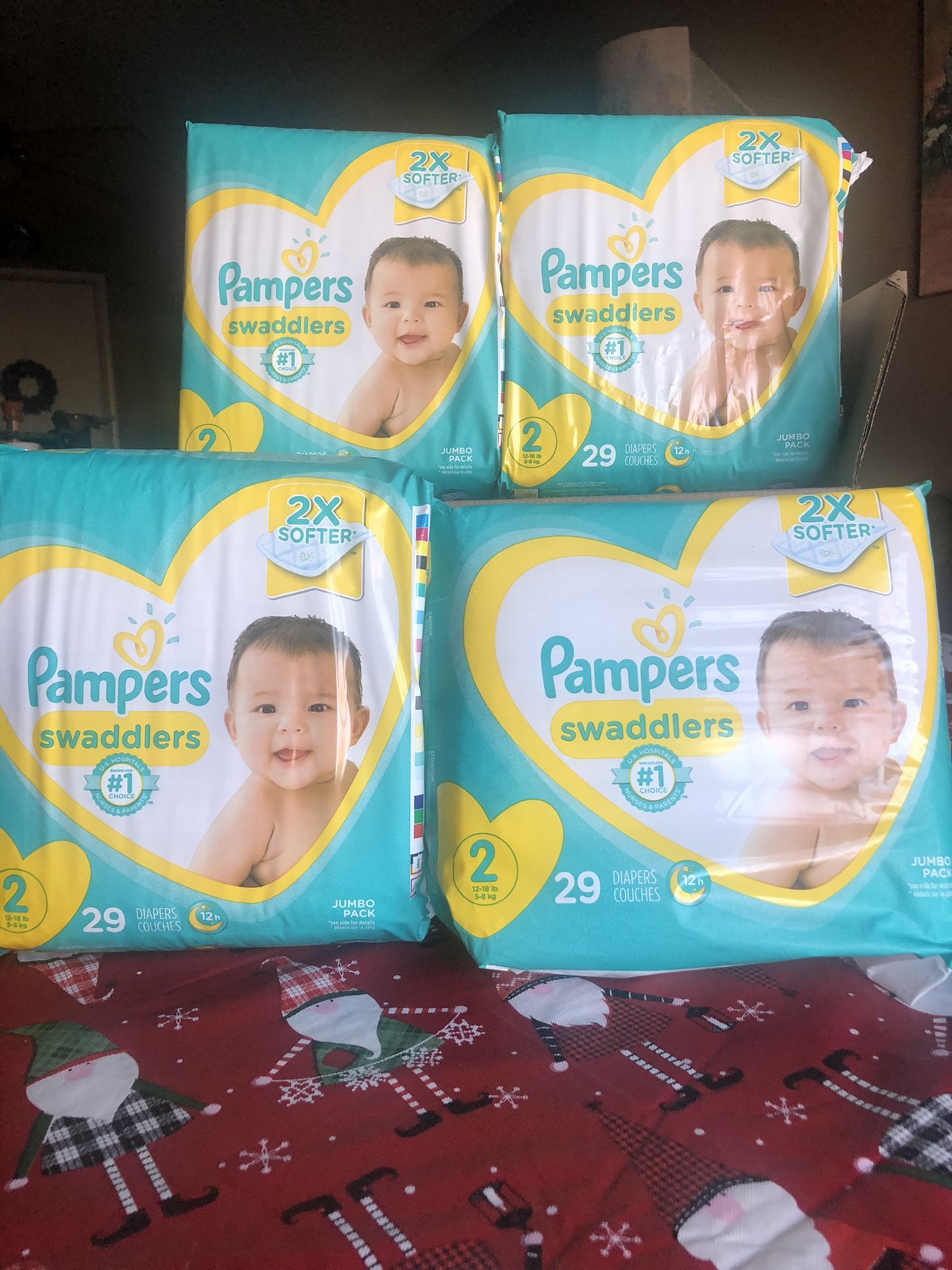 Pampers 12/18 Libras Los 4 Paquetes X $20 