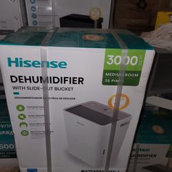New 35-Pint Hisense Dehumidifier New In The Box 