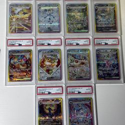Eeveelution PSA 10 Set Teratal Festival Pokemon Cards 