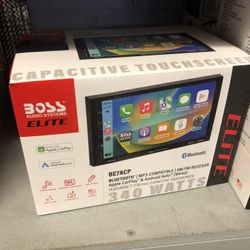 Boss Elite 7 Inch Apple CarPlay And Android Auto Stereo 