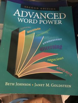 Advanced word power 2nd edition