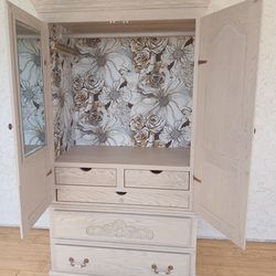 Oak Natural Wood Finish Wardrobe