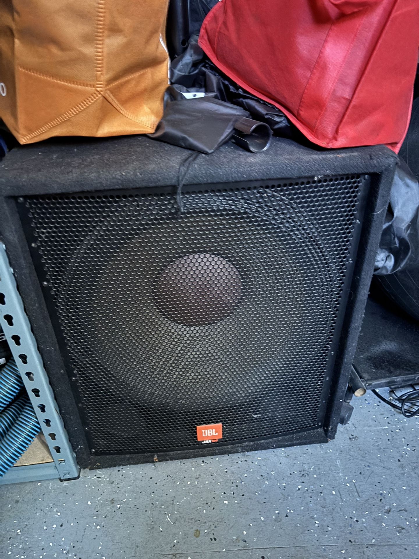 JBL Subwoofer And mixer 