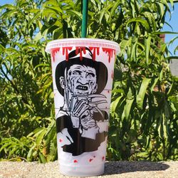 Freddy Krueger Starbucks Reusable Cold Cups