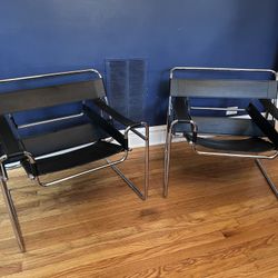 Wassily chairs (pair) - Italian-made Vintage Reproductions