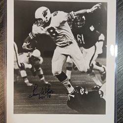 Signed 8x10 Photo Larry Wilson Arizona Cardinals HOF Autograph Picture NFL Auto