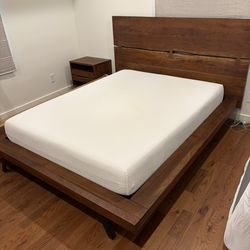 Solid Live Edge Acacia Wood Queen Bedroom Set