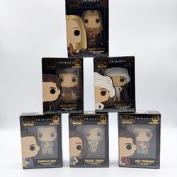 NEW Funko POP Pins FRIENDS Complete Set Lot Rachel Ross Monica Joey Chandler Phoebe 