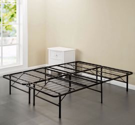 NEW QUEEN Spa Sensations Steel Smart Base Bed Frame Black,