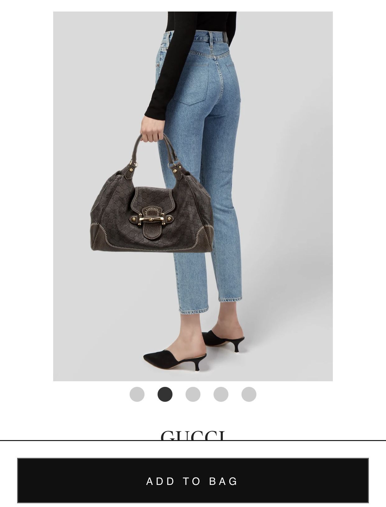 GG Signature Large Pelham Shoulder Bag Gucci