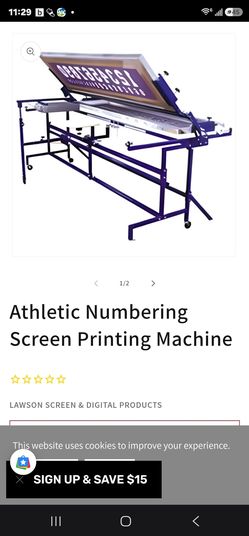 Screen printing machine