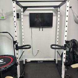 Home Gym Setup: CAP Power Rack + Attachments (Dip Bars, Landmine, etc.)