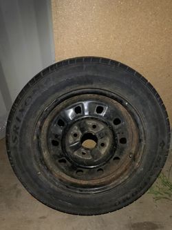 4x114.3 Spare 15” Wheel and 195/65/15 Tire