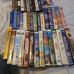 VHS LOT OF 42 MOVIES