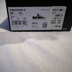 Women Size 12 Leather Converse 