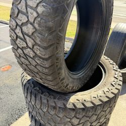 LT285/55/20 Set Of 4 Used Tires