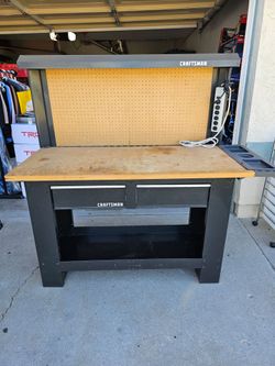 Craftsman Two-Drawer Work Bench
