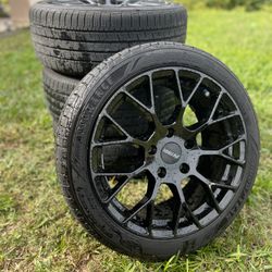 17 Inch Black Petrol Wheels