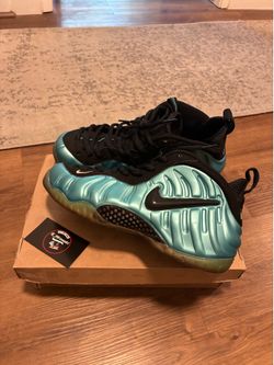 Nike Foamposite electric blue Sz 10.5