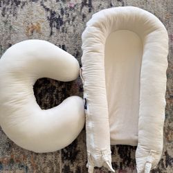 Nursing Pillow, Changing Table Pad And Baba Lounger 
