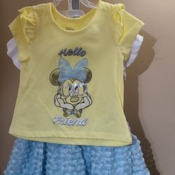 Disney jr minnie 3 piece set sz 4t