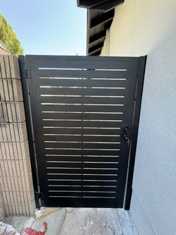 modern side gates