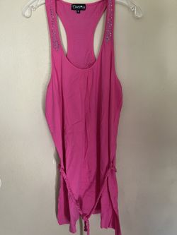 Sundress Cover Up Pullover Dress Beach/Casual NWOT BLUE/WHITE/PINK/RED S/M/L