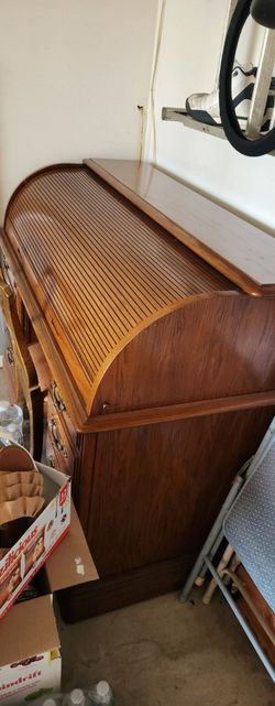 Antique Roll Top Desk