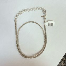 Sterling Silver Braided Chain 
