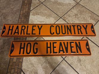 Harley Signs - Metal