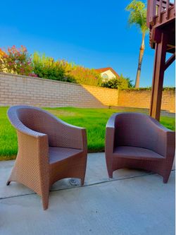 Brown Jordan Wicker High Quality Chairs