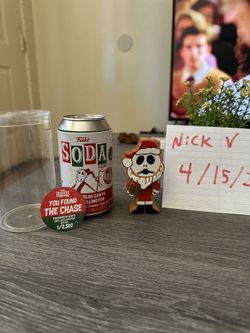Gingerbread Santa Jack Skellington Funko Soda