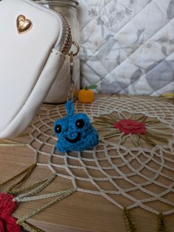 Crochet Froggy Keychain